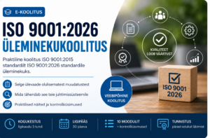 ISO 9001:2026 üleminekukoolitus